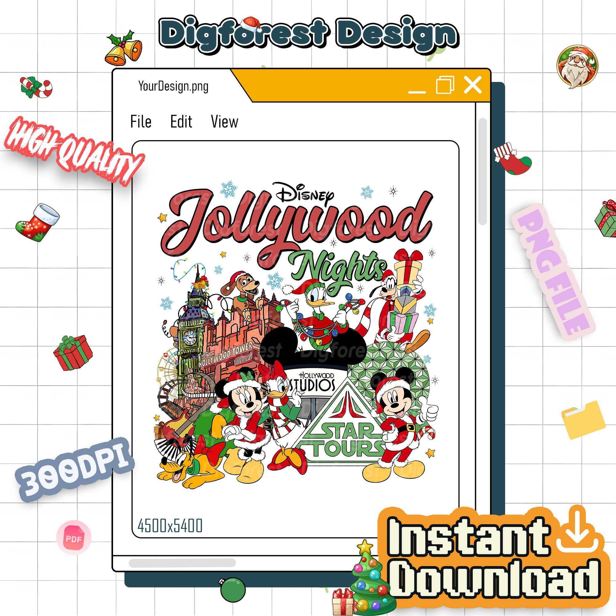 Vintage Disneyland Christmas Hollywood Studios PNG – Mickey & Friends 2025 Xmas Party, Disneyworld Family Trip PNG Vintage Disneyland Christmas Hollywood Studios PNG – Mickey & Friends 2025 Xmas Party, Disneyworld Family Trip PNG