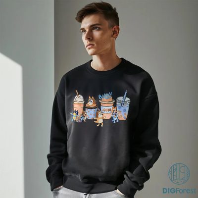 Mama Bluey Shirt, Bluey Mom Life Tee, Coffee & Chaos Sweatshirt, Mother’s Day Gift