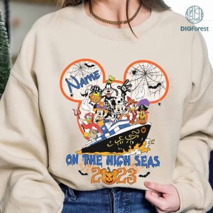 Disney Family Cruise Halloween Png | Halloween On The High Seas Png | Mickey & Friends Halloween Cruise | 25Th Silver Anniversary At Sea