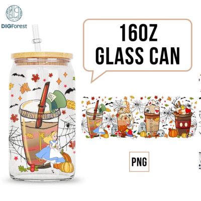 Halloween Alice In Wonderland Coffee 16 Oz Glass Can Wrap Png | Alice Straight & Tapered Tumbler Wrap | Instant Digital Download | Glass Can 16Oz Halloween Alice In Wonderland Coffee 16 Oz Glass Can Wrap Png | Alice Straight & Tapered Tumbler Wrap | Instant Digital Download | Glass Can 16Oz