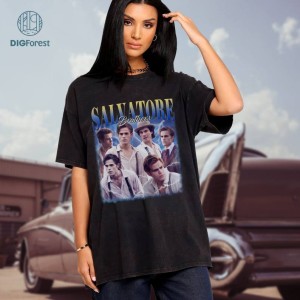 Vintage Salvatore Brothers Png | Vampire Diaries Shirt | Homage Damon Salvatore Stefan Salvatore Png | Birthday Gift | Digital Download