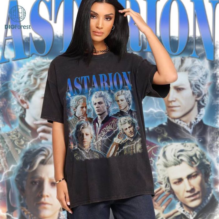 Astarion Baldurs Gate 3 Girl Dinner Vintage T-Shirt - Baldurs Gate 3 Vintage Oversized Retro Shirt For Man And Women Unisex T-Shirt