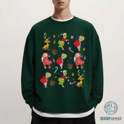 Grinchmas Vibes PNG – “That’s It I’m Not Going” Christmas Matching PNG, Grinch Lover Gift