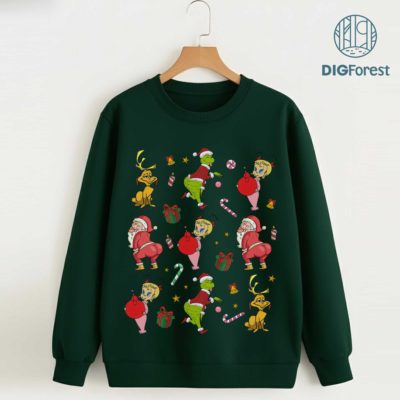 Grinchmas Vibes PNG – “That’s It I’m Not Going” Christmas Matching PNG, Grinch Lover Gift