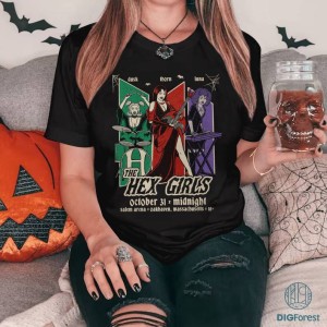 The Hex Girls Rock Band Music Png, The Hex Girls Shirt, Hex Girls 2023 Tour Png, Rock Band Shirt, Music Concert 2023 Png, Digital Download