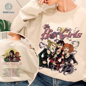 The Hex Girls Rock Band Music Png, The Hex Girls Png Sublimation Shirt, Hex Girls 2023 Tour Png, Rock Band Sweatshirt, Music Concert 2023 Png
