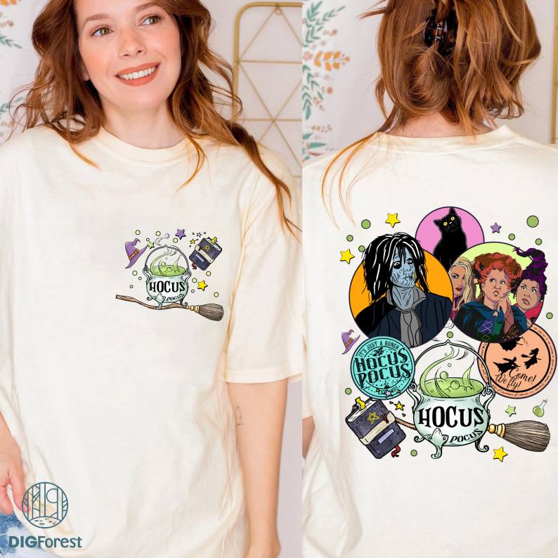 Sanderson Sisters Hocus Pocus Png | Hocus Pocus Halloween Shirt | Hocus Pocus Halloween Costume | Witch Shirt | Witchy Halloween Shirt | Digital Download