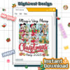 Mickey’s Very Merry Christmas Party 2025 PNG – Mickey & Friends Christmas PNG, Disneyland Christmas PNG