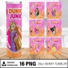 Disney Princess Dunkin Junkie 20oz Tumbler Wrap Png Bundle | Dunkin Junkie 20 Oz Skinny Tumbler Design | Princess Coffee Tumbler Sublimation Design