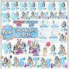 Bluey Bingo Birthday PNG, Bluey Birthday Digital Download, Bluey Birthday Party Design, Heeler Family PNG, Png Files For Sublimation