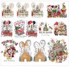 Disney Mickey and Friends Christmas Bundle Png File, Walt Disneyworld Christmas, Mickey Christmas Png, Disneyland Christmas, Sublimation Designs