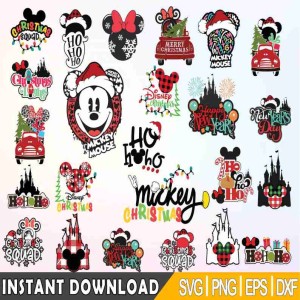 Disney Mickey Christmas Mega Bundle Png, Mickey Minnie Png, Magic Kingdom Png, Disneyland Christmas, Walt Disneyworld Clipart, Digital Download