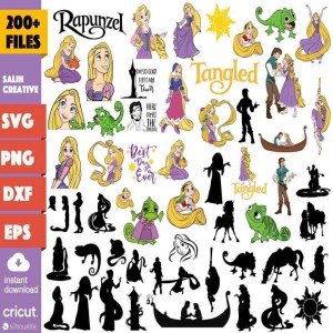 Disney Rapunzel Mega Designs Bundle Png | Rapunzel Princess Png | Tangled Movie Png | Disneyland Princess Png | Girl Trip Png Digital Download