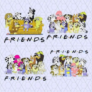 Bluey Friends Instant Download Png, Bluey Friends Png, Ready to Print Bluey Png File, Bluey And Friends Digital Png File