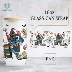 Glass Can 16oz Disney Stitch Wizard Wrap Design, Cartoon 16oz libbey can Cartoon PNG, 16oz Glass Can Wrap, 16oz Libbey Can Glass, Catoon kids Tumbler Wrap, Full Glass Can Wrap
