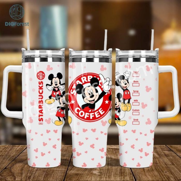 Disney Movies Characters 40oz Tumbler Wrap Png, Cartoon Characters 2 pieces 40 oz Tumbler Png, Magic Cartoon 40oz Tumbler Png Sublimation Design