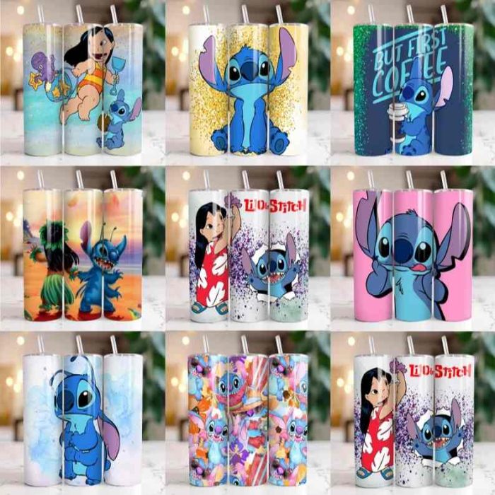 270+ Disney Stitch Tumbler Wrap Bundle | 20 oz Lilo Tumbler PNG Image Sublimation, Stitch Tumbler Tumbler Cup, Cartoon Tumbler Wrap Design