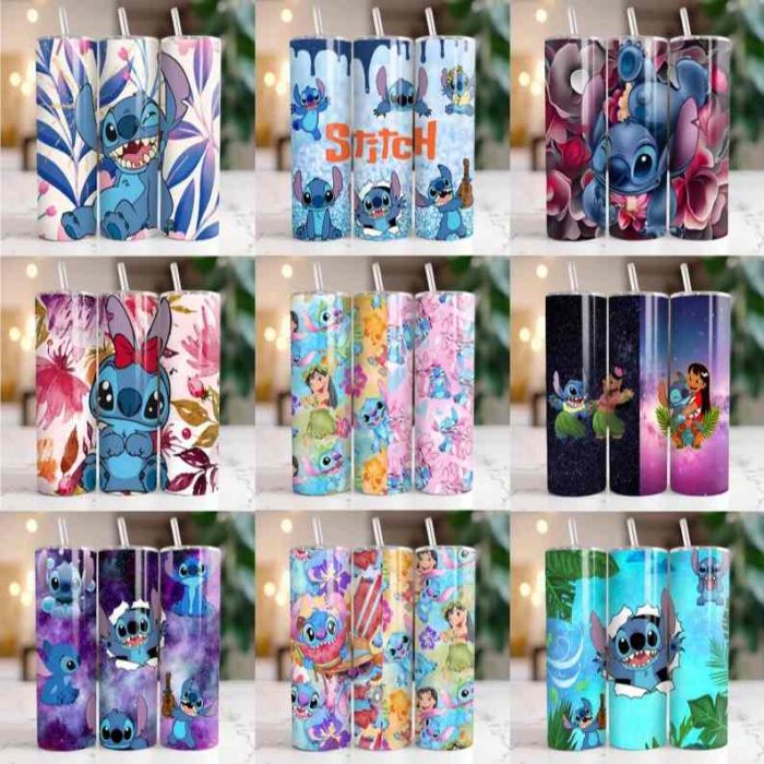 270+ Disney Stitch Tumbler Wrap Bundle | 20 oz Lilo Tumbler PNG Image Sublimation, Stitch Tumbler Tumbler Cup, Cartoon Tumbler Wrap Design