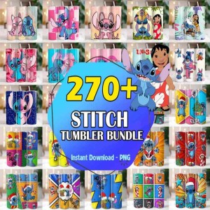 270+ Disney Stitch Tumbler Wrap Bundle | 20 oz Lilo Tumbler PNG Image Sublimation, Stitch Tumbler Tumbler Cup, Cartoon Tumbler Wrap Design