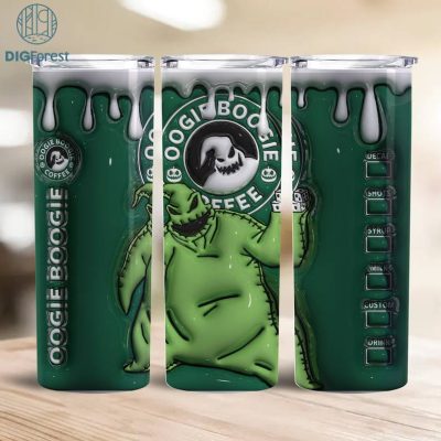3D Inflated Puffy Oogie Star Coffee Tumbler Wrap Halloween, Horror Halloween Tumbler Design Skinny Tumbler 20oz, Halloween Design