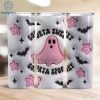 3D Inflated Puffy Sorta Sweet Tumbler Wrap Halloween, Horror Halloween Tumbler Design Skinny Tumbler 20oz, Halloween Design