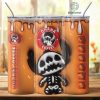 Disney 3D Inflated Puffy Stitch Skeleton Tumbler Wrap Halloween, Horror Halloween Tumbler Design Skinny Tumbler 20oz, Halloween Design