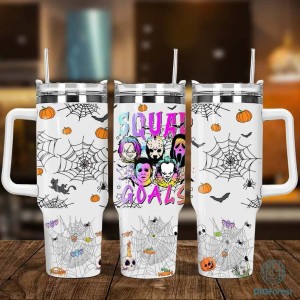 Horror Halloween Tumbler 40oz Png Sublimation Designs, Movies Characters 40oz Tumbler Wrap Png, Horror Characters 2 pieces 40 oz Tumbler Png