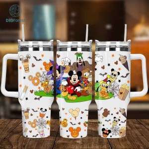 Disney Mickey and friends Characters 40oz Tumbler Png, Movies Characters Tumbler 40oz Png, Cartoon Magical 40oz Tumbler Wrap, 40oz Tumbler Png