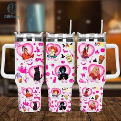 Movies Characters 40oz Tumbler Wrap Png, Horror 40oz Tumbler Png Sublimation Designs, Halloween Characters 2 pieces 40oz Tumbler Png