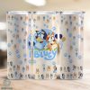 Bluey Bingo 20oz Skinny Tumbler Wrap, Bluey Tumbler Wrap Png Sublimation Png, 20oz Tumbler Png Sublimation Design, Digital Designs Template File