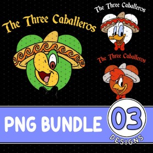 Disney The Three Caballeros Vintage Bundle, Donald Duck Shirt, 3 Caballeros Png, Margaritas Epcot Png, Disneyland Group Png, Walt Disneyworld, Digital Download