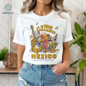 Disney The Three Caballeros Mexico Vintage Png, The Three Caballeros Epcot World Tour Png, Margaritas Epcot Png, Disneyland Png, Sublimation Design