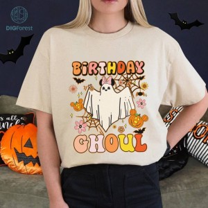 Birthday Ghoul Png, Halloween Birthday Girl Png, Birthday Ghoul Halloween Png, Disneyland Halloween Shirt, Birthday Gifts , Sublimation Designs