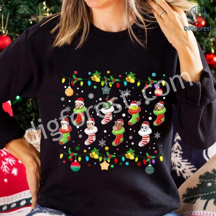 Disney Toy Story Christmas Shirt, Disneyland Family Christmas PNG, Toy Story Merry Christmas T Shirt, mickey's very merry christmas party 2023