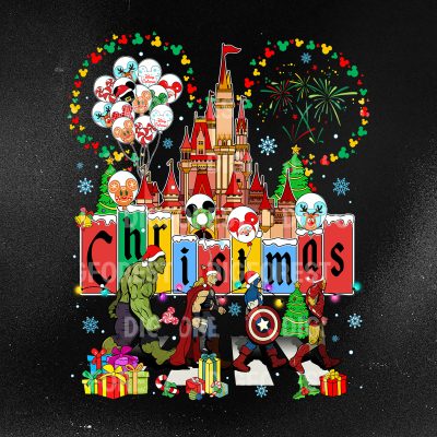 Avengers Abbey Road Christmas Shirt | Disneyland Avengers Christmas Tee | Superhero Holiday Gift Digital Download