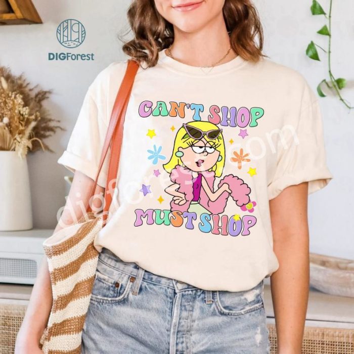 Lizzie Mcguire Can't Stop Must Shop PNG File | What Dreams Are Made Of | Lizzie Mcguire T-Shirt | Lizzie Mcguire Movie | Instant Download