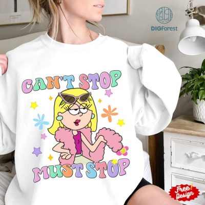 Lizzie Mcguire Can't Stop Must Shop PNG File | What Dreams Are Made Of | Lizzie Mcguire T-Shirt | Lizzie Mcguire Movie | Instant Download