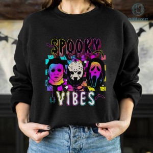 Spooky Vibes Halloween PNG, Horror Face Characters Halloween, Horror Face, Horror Movies Clipart, Jason Voorhees Michael Myers