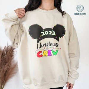 Disney Mickey Christmas Crew Png | Christmas Sublimation Shirt | Christmas Mickey Clipart | Merry Christmas Png | Christmas Party | Digital Download