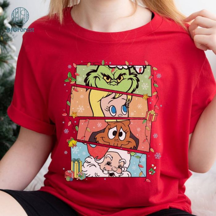 The Grinch Christmas T-shirt, Merry Grinchmas Png, Xmas Party Shirt, Christmas Grinch Png, Grinchmas Shirt, Christmas Family, Digital Download