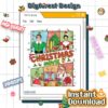 Christmas Movie Friends PNG – Retro Christmas PNG, Holiday Movie Design, Xmas Gift