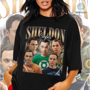 Sheldon Cooper Vintage Graphic Png, The Big Bang Theory Homage TV Shirt, Sheldon Cooper Bootleg Rap, Graphic Tees, Digital Download
