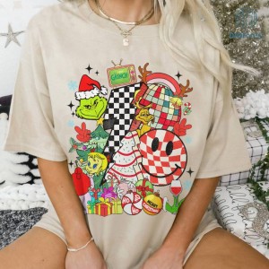 Grinchmas Checkered Christmas Shirt, Merry Grinchmas Vintage PNG, Christmas Movie Sweatshirt, Christmas Party 2023, Christmas Gifts
