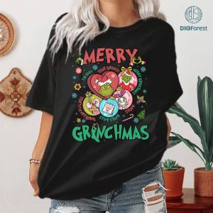 Retro Grinchmas Christmas Png, Whoville University Christmas Png, Funny Christmas T-shirt, Trendy Christmas Shirt 2023, Merry Christmas