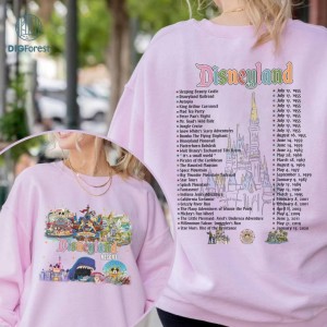 Two-sided Disneyland California Adventure Png | Disneyland Resort Shirts | Disneyworld Shirts | Disney Mickey And Friends Png | Family Trip | Digital Download