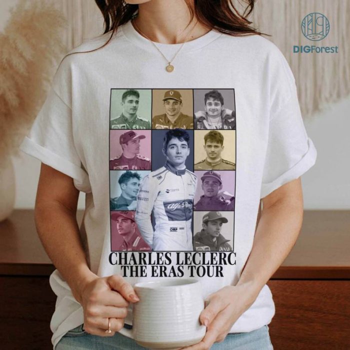 Charles Leclerc Eras Tour Png | Charles Leclerc Racing 90s Vintage Shirt | Charles Leclerc Racing Shirt | Digital Download