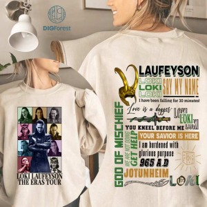 Loki Laufeyson Eras Tour PNG, Loki God of Mischief Vintage T Shirt, Avengers Superhero Shirt, Matching Avengers Shirt, Disneyland Avengers