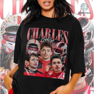 Charles Leclerc Formula One Png | Charles Leclerc Racing 90s Vintage Shirt | Charles Leclerc Racing Png | Lando Norris Homage Shirt | Digital Download