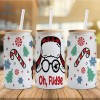 Oh Fudge Libbey Glass Wrap Png | 16oz Libbey Can Glass | A Christmas Story | National Lampoons Christmas | Clark Griswold Christmas Png