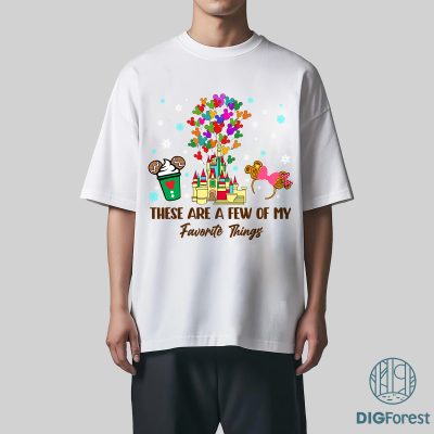 Disney Christmas Snack PNG – Favorite Things Christmas PNG, Disney Balloon PNG, Disneyland Castle Xmas PNG